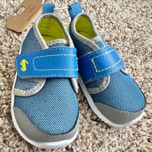 See Kai Run Blue Kids Shoes with Velcro Strap